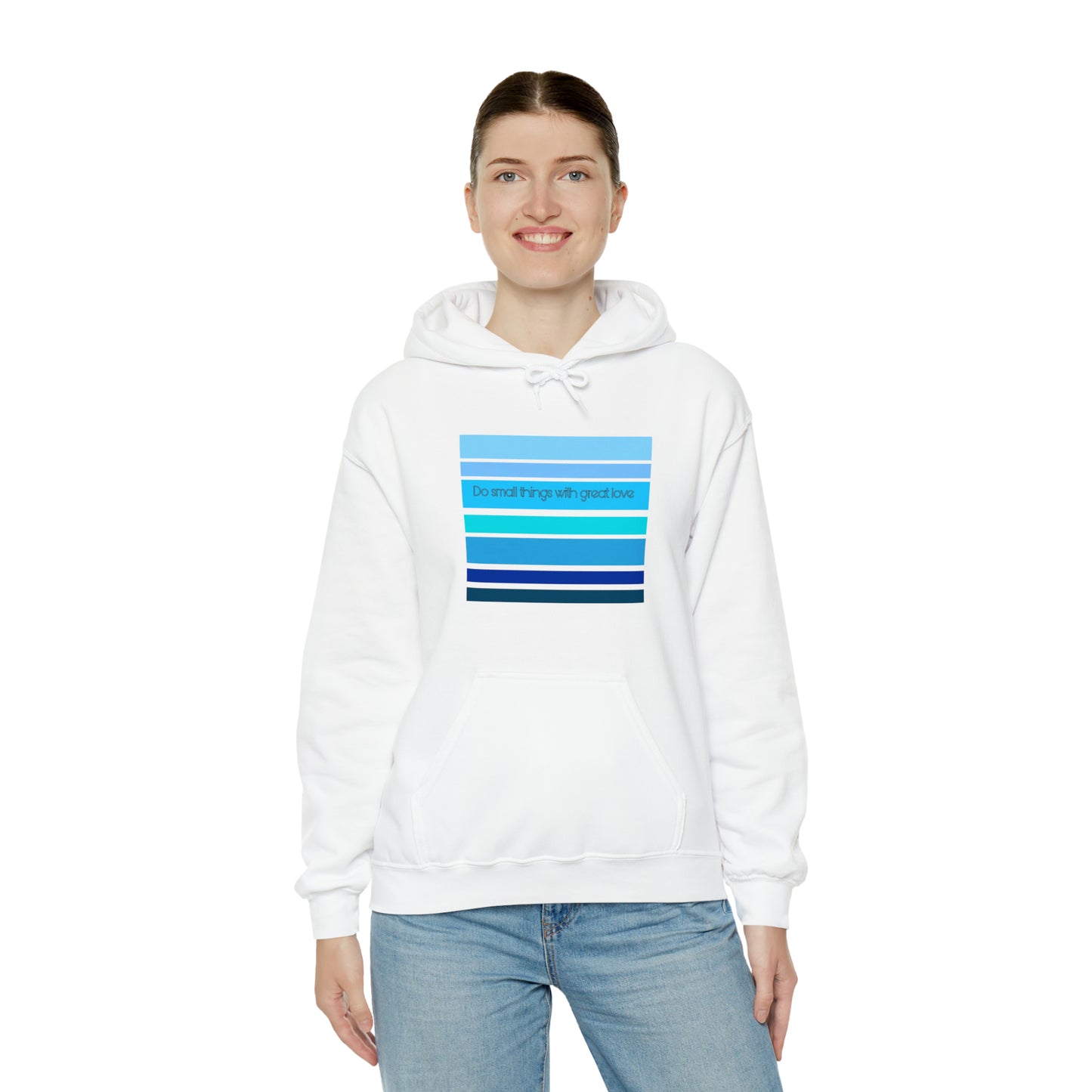 HLC Blue Stripes Unisex Heavy Blend™ Hooded Sweatshirt