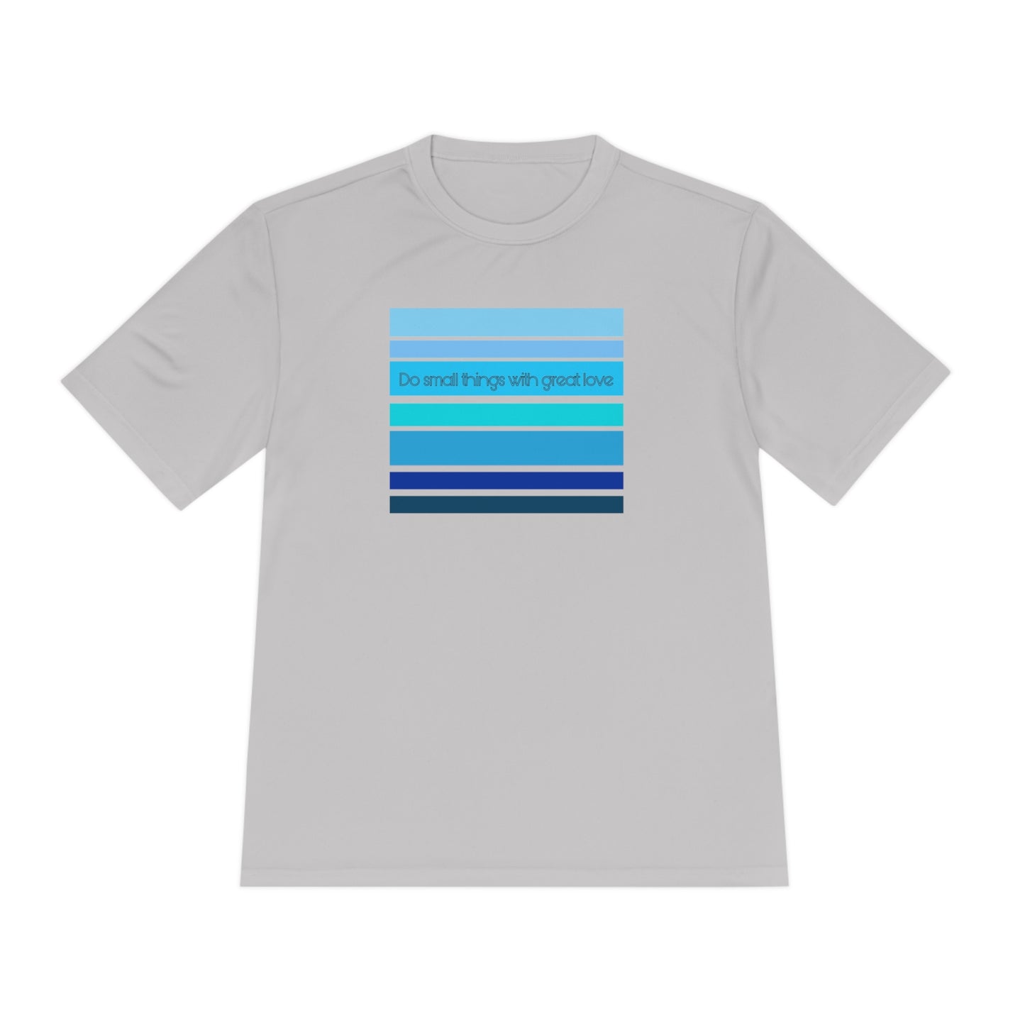 HLC Blue Stripes Unisex Moisture Wicking Tee