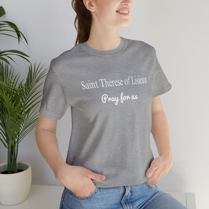 Saint Therese of Lisieux Unisex Jersey Short Sleeve Tee