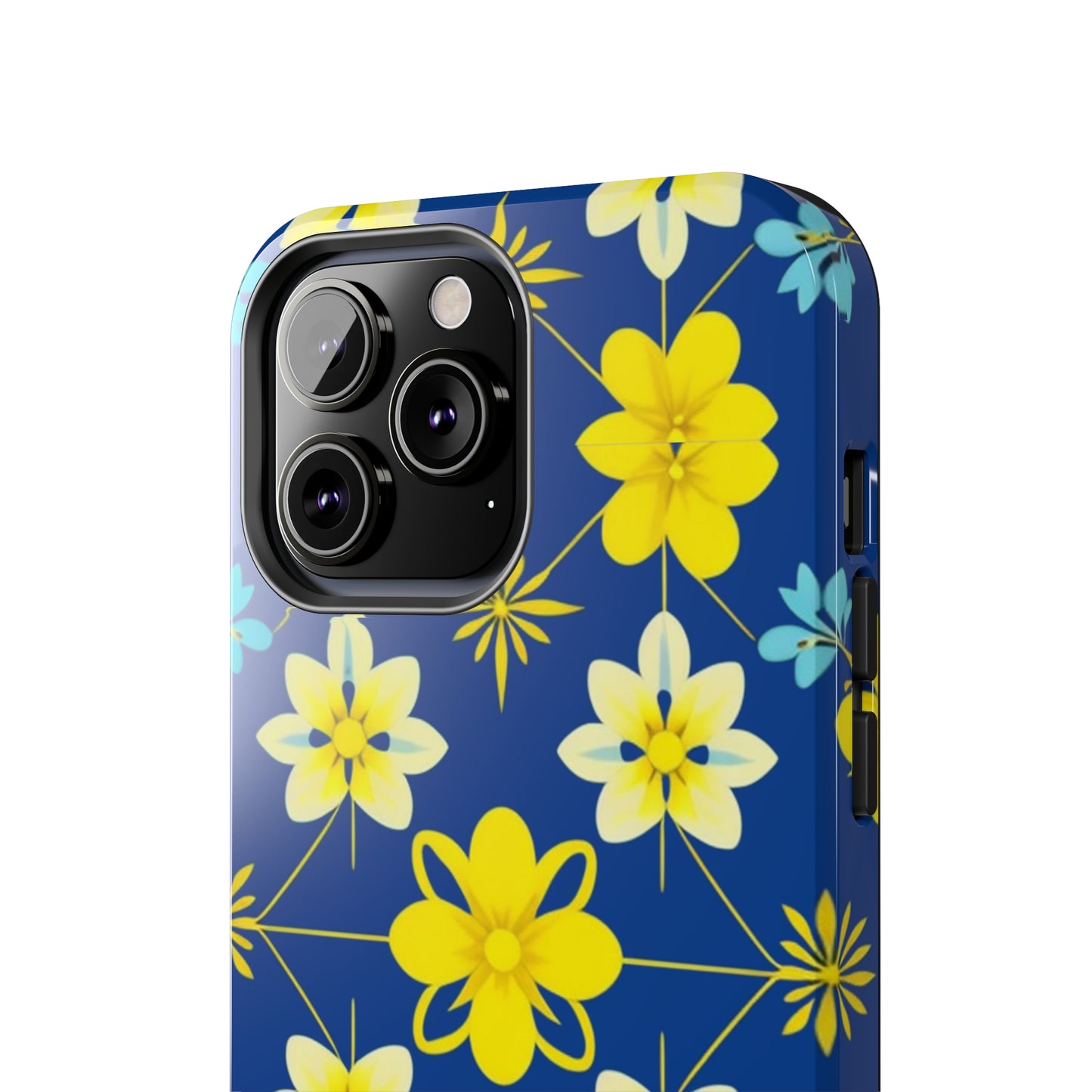 Vintage Yellow Flowers Tough Phone Cases