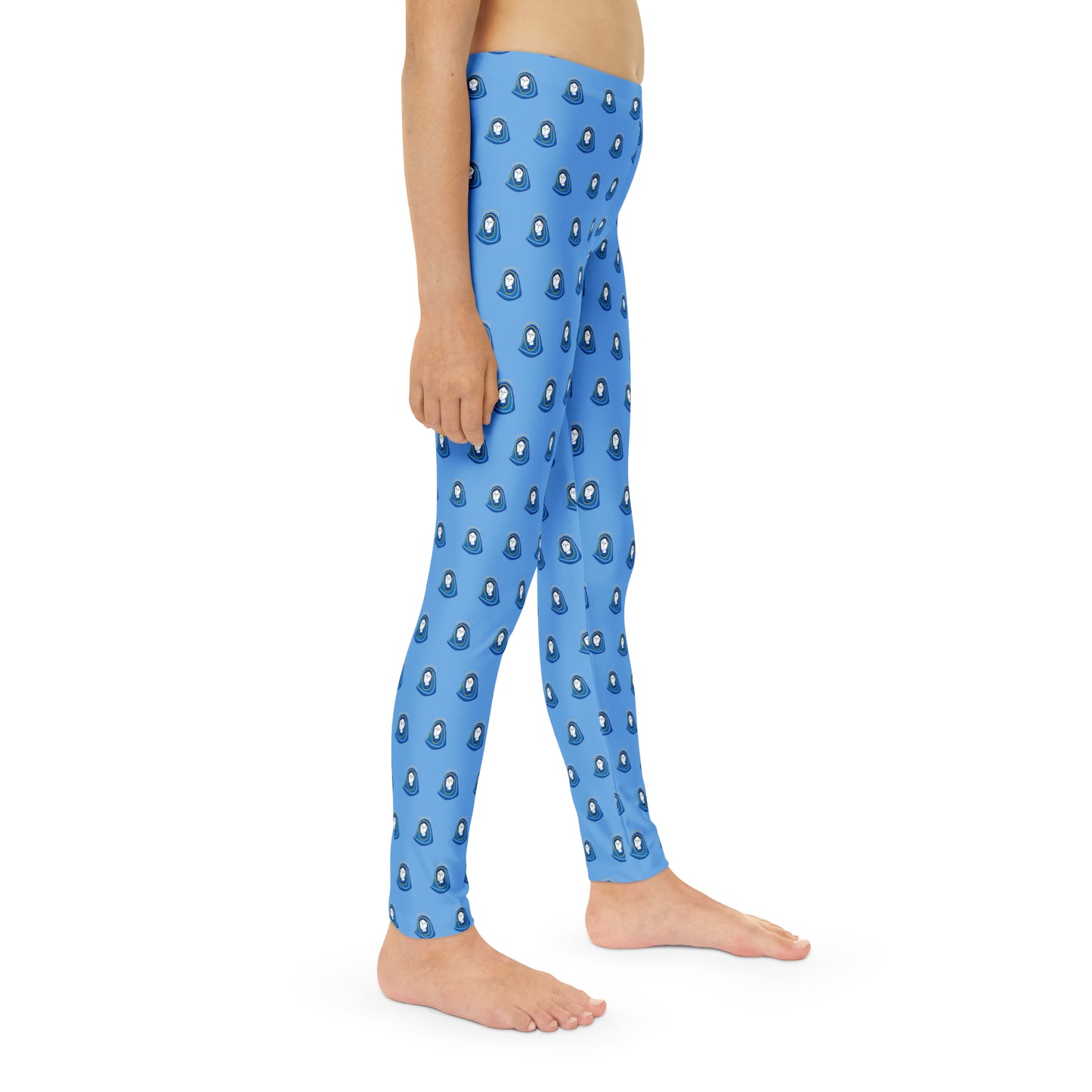 Hail Mary Youth Full-Length Leggings (AOP)