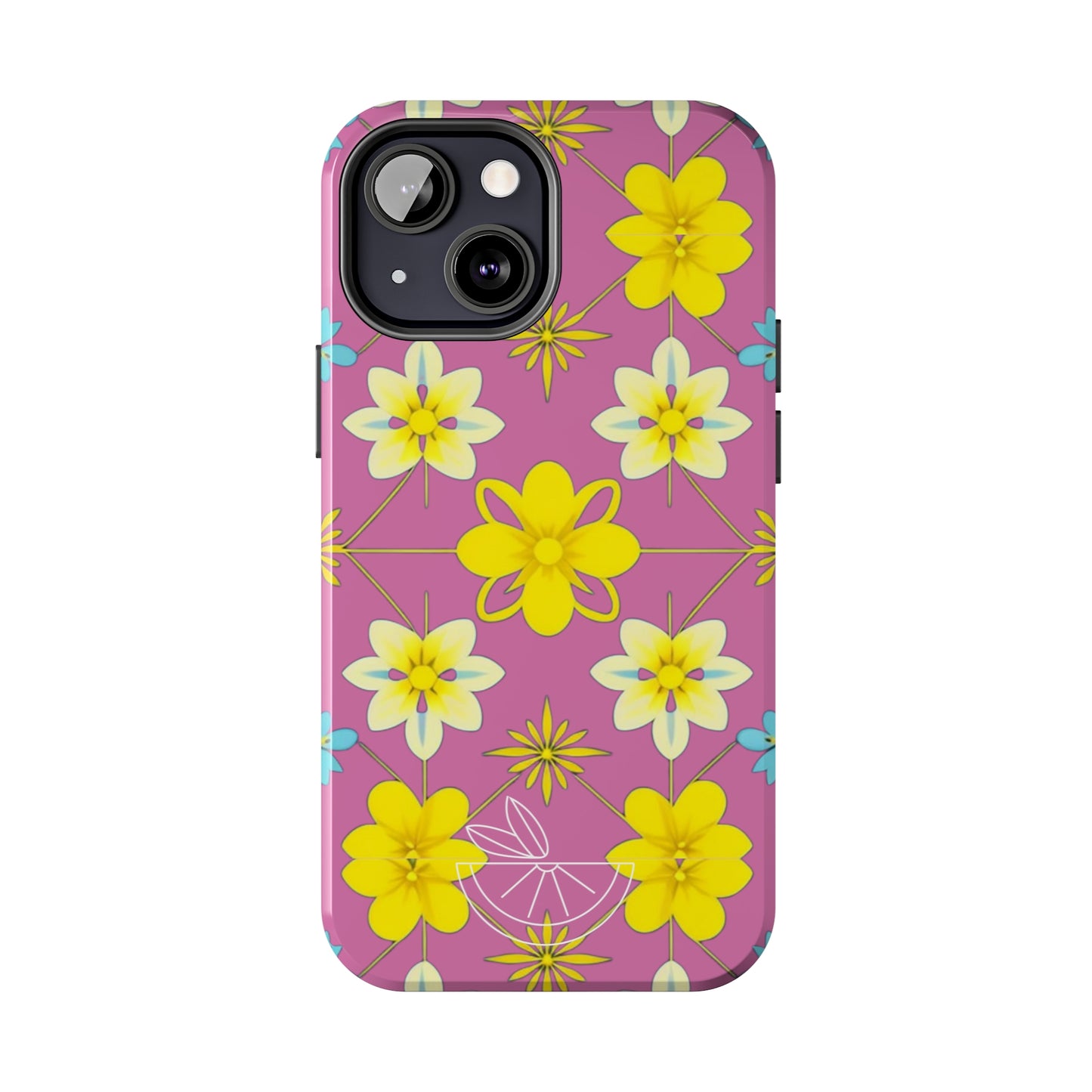 Vintage Yellow Flowers Tough Phone Cases