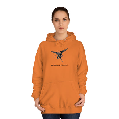 Archangel Saint Michael Wingman Unisex College Hoodie