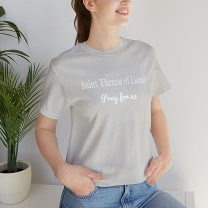 Saint Therese of Lisieux Unisex Jersey Short Sleeve Tee